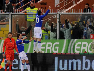 Bán kết lượt đi Coppa Italia: Inter thua thảm trước Sampdoria